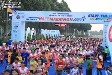 BINH DUONG NEW CITY HALF MARATHON 2024 - Ảnh #1738430