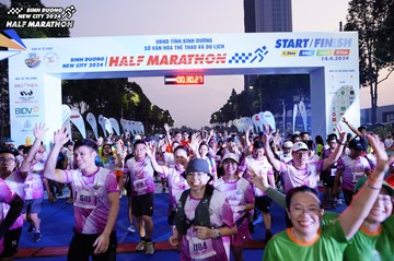 BINH DUONG NEW CITY HALF MARATHON 2024 - Ảnh #1737380