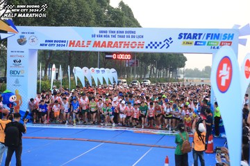 BINH DUONG NEW CITY HALF MARATHON 2024 - Ảnh #1738417