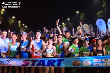 BINH DUONG NEW CITY HALF MARATHON 2024 - Ảnh #1737622