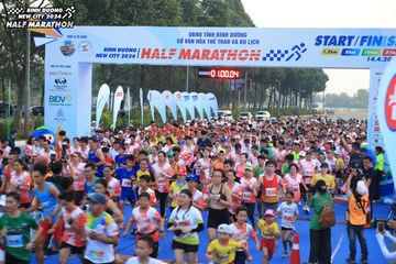 BINH DUONG NEW CITY HALF MARATHON 2024 - Ảnh #1738427