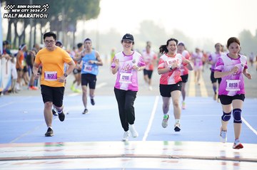 BINH DUONG NEW CITY HALF MARATHON 2024 - Ảnh #1763225