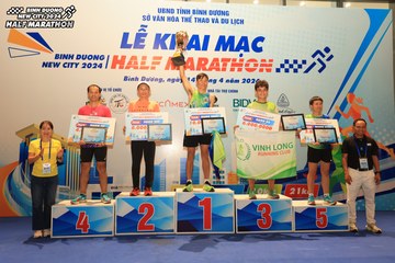 BINH DUONG NEW CITY HALF MARATHON 2024 - Ảnh #1737292