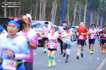 BINH DUONG NEW CITY HALF MARATHON 2024 - Ảnh #1750502
