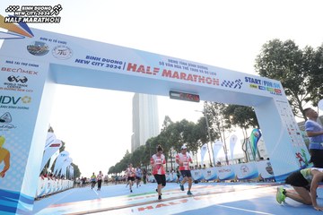 BINH DUONG NEW CITY HALF MARATHON 2024 - Ảnh #1821554