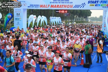 BINH DUONG NEW CITY HALF MARATHON 2024 - Ảnh #1738450