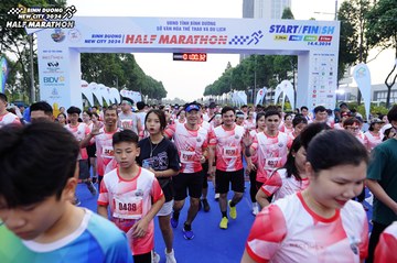 BINH DUONG NEW CITY HALF MARATHON 2024 - Ảnh #1770611