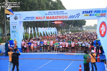 BINH DUONG NEW CITY HALF MARATHON 2024 - Ảnh #1738414
