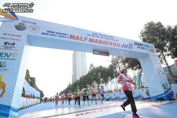 BINH DUONG NEW CITY HALF MARATHON 2024 - Ảnh #1821529