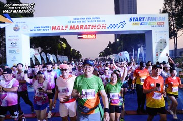 BINH DUONG NEW CITY HALF MARATHON 2024 - Ảnh #1737376